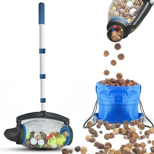 Nut Gatherer, Walnut Picker Upper Roller, Pinecone Picker Upper - Directly Dump - Picture 1 of 7