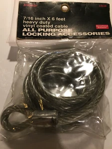 Schutz, strapazierfähiges Vinyl beschichtetes Kabel, 7/16 x 6 Fuß - Bild 1 von 3