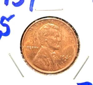 1939 s lincoln wheat cent penny Unc - Picture 1 of 2