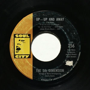 The 5th Dimension – Up-Up And Away/Which Way To Nowhere - 45 rpm Vinyl 7" Single - Picture 1 of 7