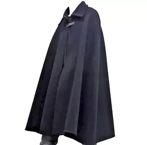 Mens Gothic Cape Cloak Hippie Poncho Coat Jacket - Picture 1 of 5