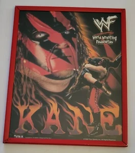 1998 KANE WWF Titan Sports ~ Framed Photo Under Glass 8"x10" - Picture 1 of 2