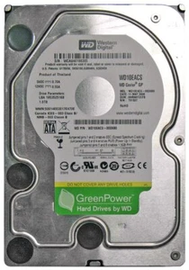 Wd10eacs Western Digital 1Tb 7200Rpm 16Mb Buffer Serial Ata Ii/300 3. - Bild 1 von 1