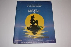 Vintage 1989 The Little Mermaid Print Ad - Picture 1 of 1