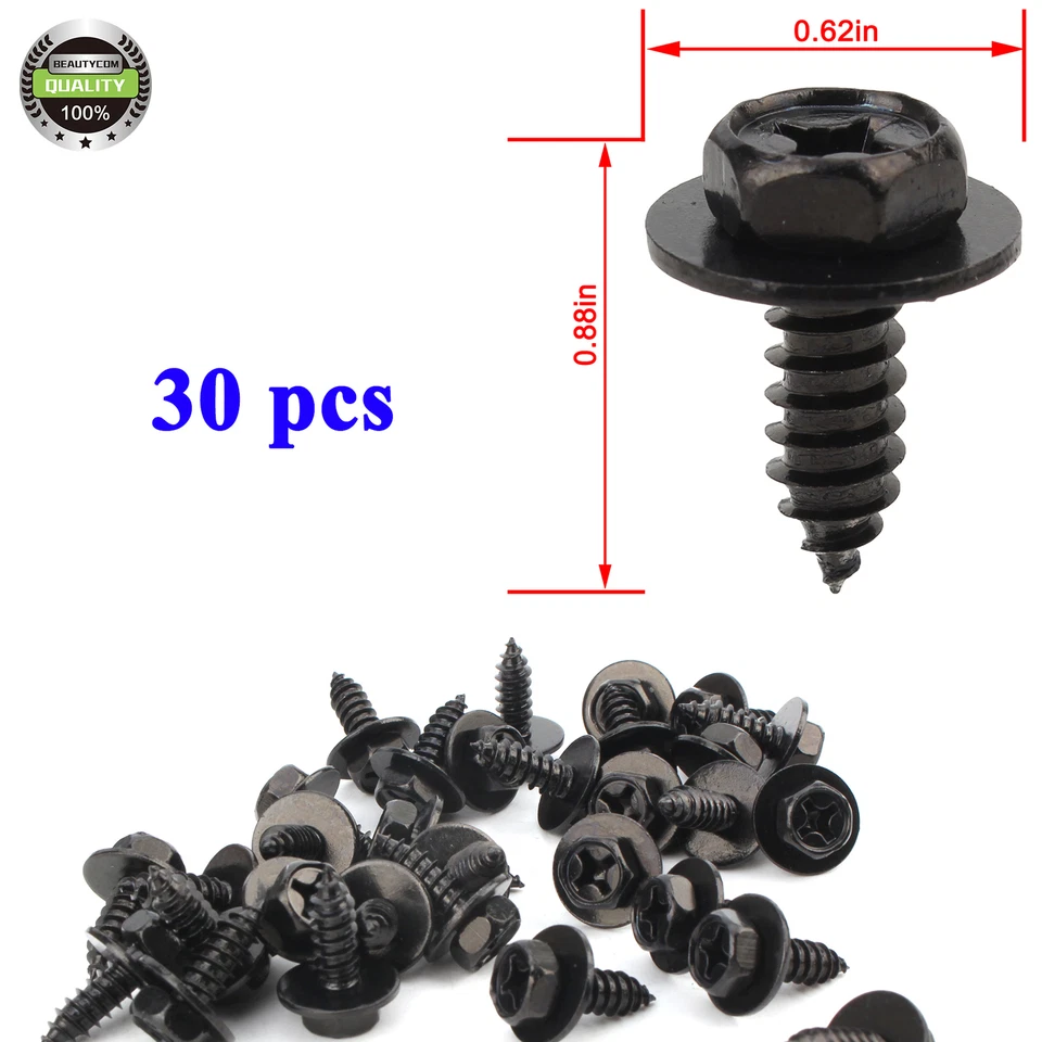 30 piezas Tornillo Perno Retenedor Guardabarros Forro Bajo Cubierta Para Toyota MR2 Spyder 2000-05 Foto 1 de 4