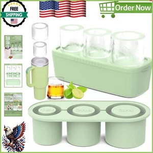 BPA-Free Cylinder Ice Cube Tray for Whiskey & Cocktails - Effortless Ice Release - Picture 1 of 8