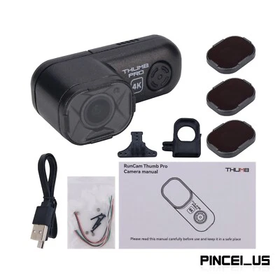 RunCam THUMB PRO 4K FPV Camera Drone Camera Action Camera with ND Filter Set pe6 - Image 1 of 4