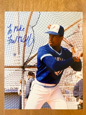 Fred McGriff Signed To Mike 8x10 Photo Toronto Blue Jays MLB Baseball Auto HOF - Image 1 of 2