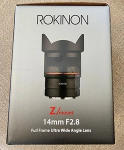 ROKINON 14mm f/2.8 Full Frame NIKON Z Mount exc condition - Picture 1 of 10