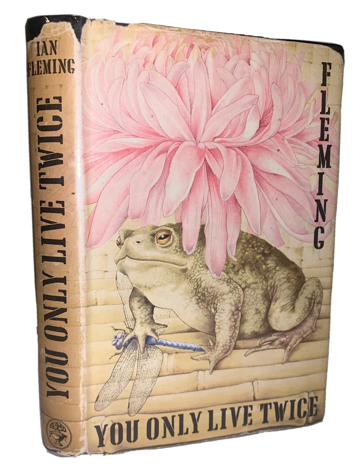 IAN FLEMING, 1964, 1st Ed, YOU ONLY LIVE TWICE, JAMES BOND, 007, Unclipped DJ - Image 1 of 4