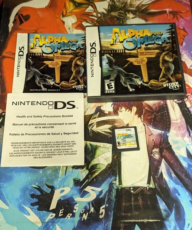 Alpha and Omega Nintendo DS Complete CIB With Manual Tested Working 