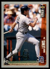 1996 Collector's Choice Silver Signature Mark Lewis Detroit Tigers #551