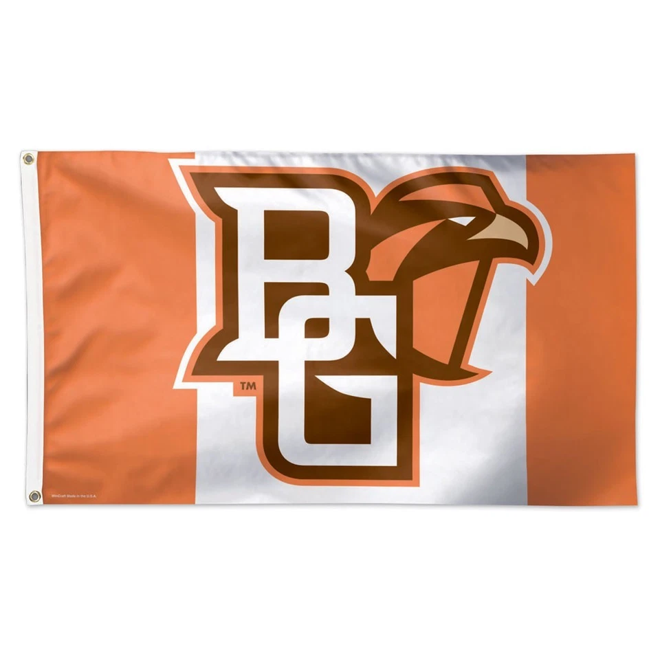 BOWLING GREEN STATE FALCONS 3'X5' DELUXE FLAG BRAND NEW WINCRAFT - Image 1 of 1