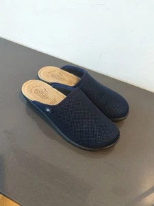 Fly Flot Clogs Damen Slipper Mesh Komfort Pantoletten Schuhe Navy Blau Größe 40 / US 9 - Bild 1 von 6