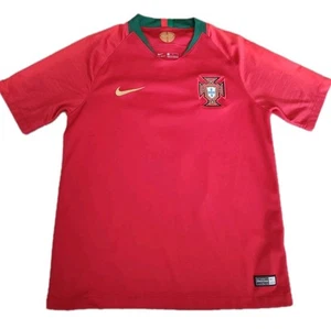 Nike Mens 2018-19 Portugal WC Home Stadium Jersey Size M Gym Red 893877 688 - Picture 1 of 13