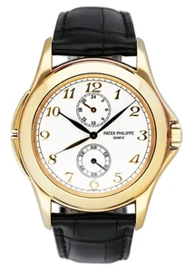 Patek Philippe Calatrava Travel Time 5134J 18K Yellow Gold Mens Watch - Picture 1 of 7