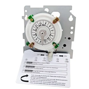 T104M Timer Pompa Piscina, Interruttore DPST 208-277V 40A, Programmazione Meccanica 24 Ore, - Foto 1 di 2