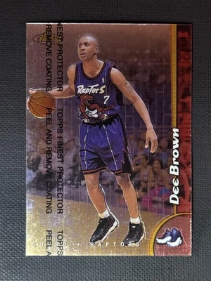 1998-99 Finest #153 Dee Brown Toronto Raptors - Image 1 of 2