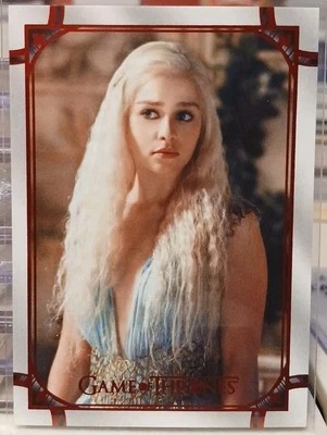 Game Of Thrones Iron Ann. Red Parallel /50 Daenerys Targaryen/Emilia Clarke 2021 - Image 1 of 2
