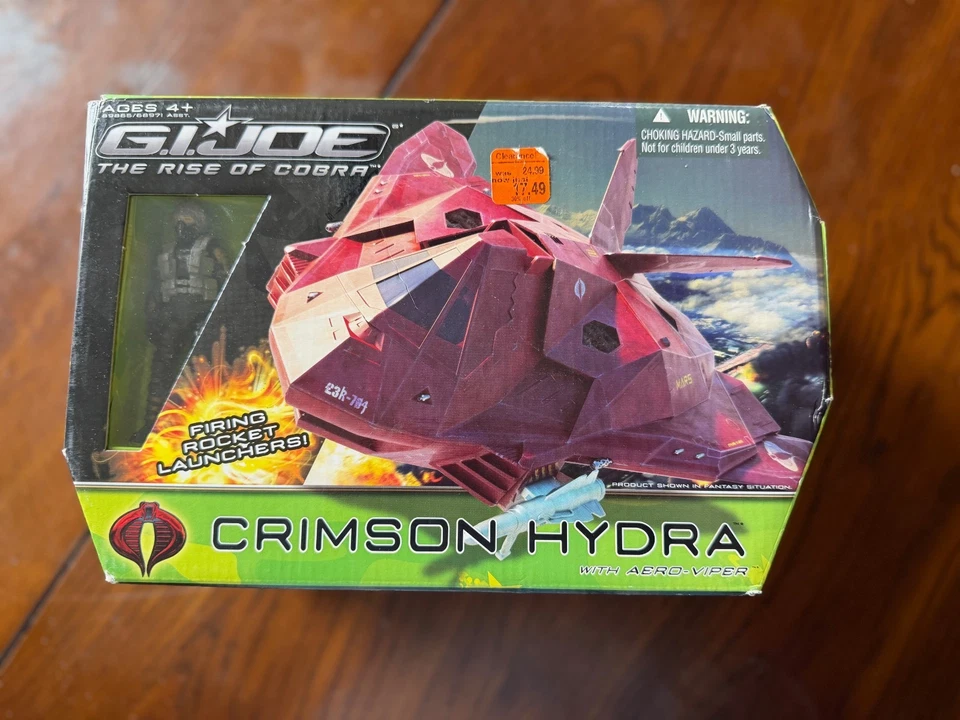G.I. JOE Cobra CRIMSON HYDRA + AERO VIPER — 2009 Rise of Cobra 3.75" BRAND NEW!! - Image 1 of 1