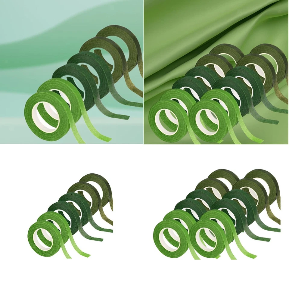 Floral Tapes Stem Wrap DIY Waterproof Wedding Bouquet Wrapping Width 1.2cm - Image 1 of 1