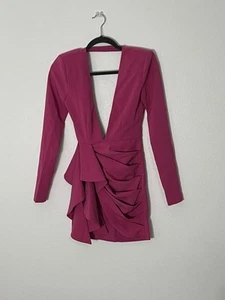 NWT Michael Costello x Revolve Mini Dress Pink Fena Size XXS - Picture 1 of 14