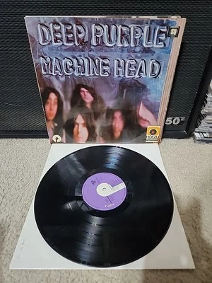 Deep Purple Machine Head Lp Vinyl OG 1972 German 'Quadraphonic' Press VG/VG+ - Image 1 of 4