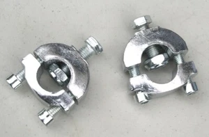 Abrazadera de manillar de repuesto con pernos para moto de cross 40cc LY40MT-1, LY40MT-6 - Imagen 1 de 2