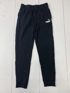 Puma Kids Black Sweatpants Boys Size Large - Picture 1 of 5