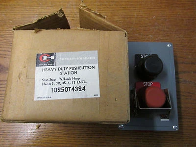 NEW NOS Cutler Hammer 10250T4324 Heavy Duty Pushbutton Station Start Stop - Image 1 of 4