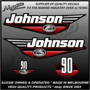 JOHNSON - 90 hp - OUTBOARD DECALS - Picture 1 of 1
