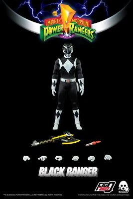 Threezero FigZero Mighty Morphin Power Rangers 1/6 Black Ranger - Imagen 1 de 4