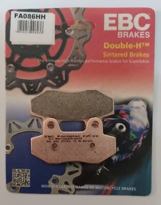 Спеченные передние дисковые тормозные колодки EBC подходят для HYOSUNG GV125 AQUILA (2001–2006 гг.) - Изображение 1 из 3