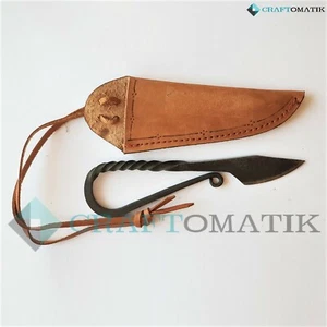 Mittelalter Lady Striker Messer Handgeschmiedet 15 cm High-Carbonstahl HFK02 - Picture 1 of 2