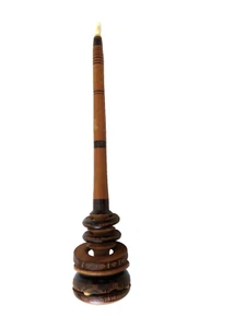 Vintage Traditional Wooden Molinillo Whisk Stirrer Frother Mexican Hot Chocolate - Picture 1 of 8