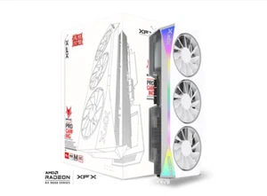 RGB XFX Mercury AMD Radeon RX 9070XT OC White Gaming Edition - Picture 1 of 7