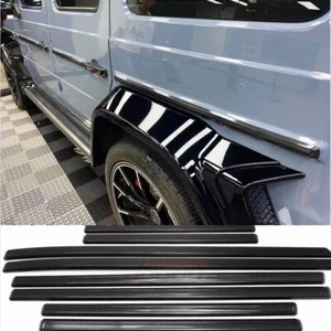 Dry Carbon Fiber Body AMG Side Molding Trims For Mercedes W464 G63 G550 2018+ - Picture 1 of 20