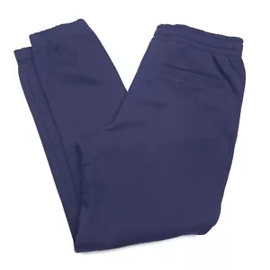 FILA Garin Comfy Cozy Navy Blue Fleece Jogger Sweatpants Mens Size Small - Picture 1 of 9