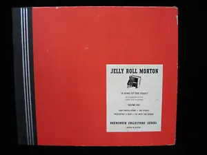 JELLY ROLL MORTON A KING OF THE PIANO VOL.1, BRUNSWICK B-1018, Insert, 2X78s set - Imagen 1 de 8