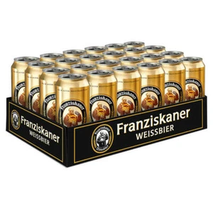 24 Dosen Franziskaner Weissbier a 0,5L Bier Dose inc. EINWEG Pfand Weiss Bier - Bild 1 von 1