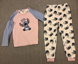 Primark Disney Stitch Pyjamas 11-12 years Long Sleeve Winter