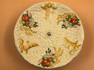 Clarice Cliff Barbola/Newport Keramik keltische Ernte Kuchenständer. 7094. c1930. - Bild 1 von 9