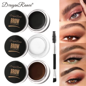 Crema de cejas impermeable marrón mate negro | Cera en gel tinte natural 3D, tinte mate - Imagen 1 de 18