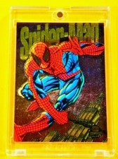 Marvel Amazing Spider-Man Power Blast Tom Morgan Spectacular Foil Insert Card 