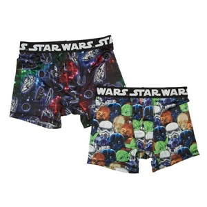 Star Wars Boys Boxer Briefs 2 Pack Size Medium (8) Moisture Wicking NEW - Picture 1 of 1