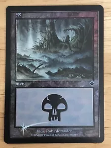 FOIL Swamp Japanese Invasion Rob Alexander #340 mtg NM - Picture 1 of 1