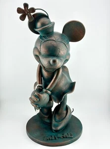 RAR Disney Park 2012 Minnie Mouse Bronze Harz Garten Statue EPCOT Festival NEU - Bild 1 von 10