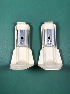 2 Lot | Kirsch | Traverse Curtain Rod 3"-4" Adjustable Center Support Brackets - Picture 1 of 5