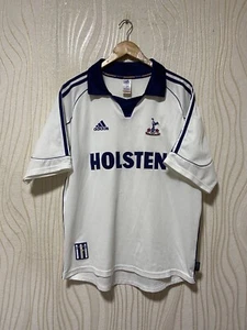 TOTTENHAM HOTSPUR 2000 2001 HOME FOOTBALL SHIRT SOCCER JERSEY ADIDAS sz L MEN - Picture 1 of 11