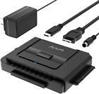 Alxum SATA IDE to USB-C 3.0 Adapter, Hard Drive Connector for 2.5&quot; 3.5&quot; SATA &amp; I